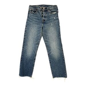 Levi’s Wedgie Straight Fit Distressed Size 27